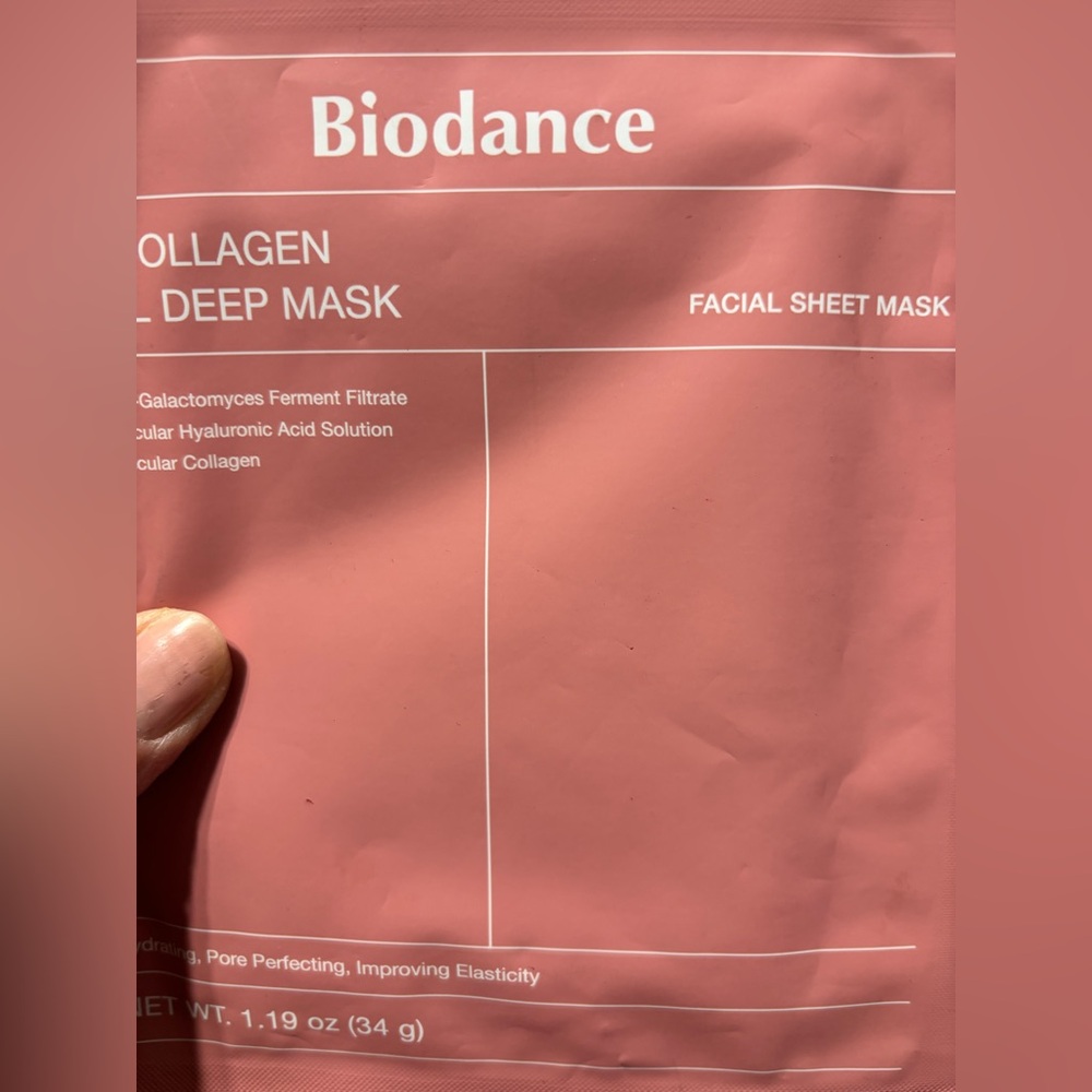 Biodance  Collagen Deep Mask one sheet Exp date 8-7-27